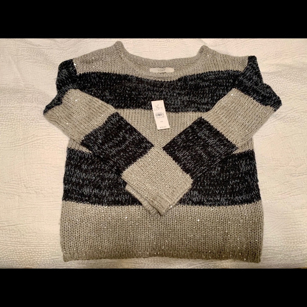 LOFT stripe sweater
